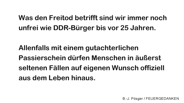 Freitod DDR